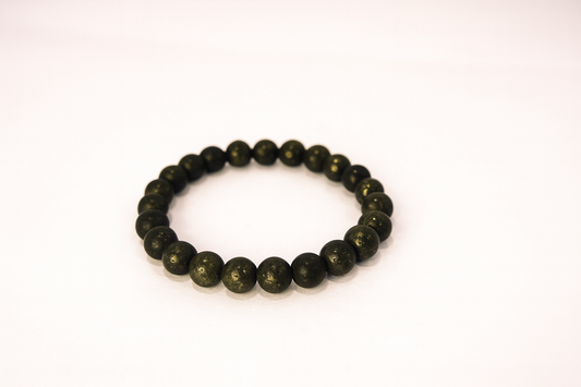 Raw Pyrite Bracelet – Natural Crystal for Wealth, Luck & Protection