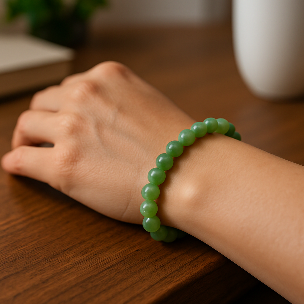 Green Jade Bracelet – Symbol of Prosperity, Balance & Good Fortune