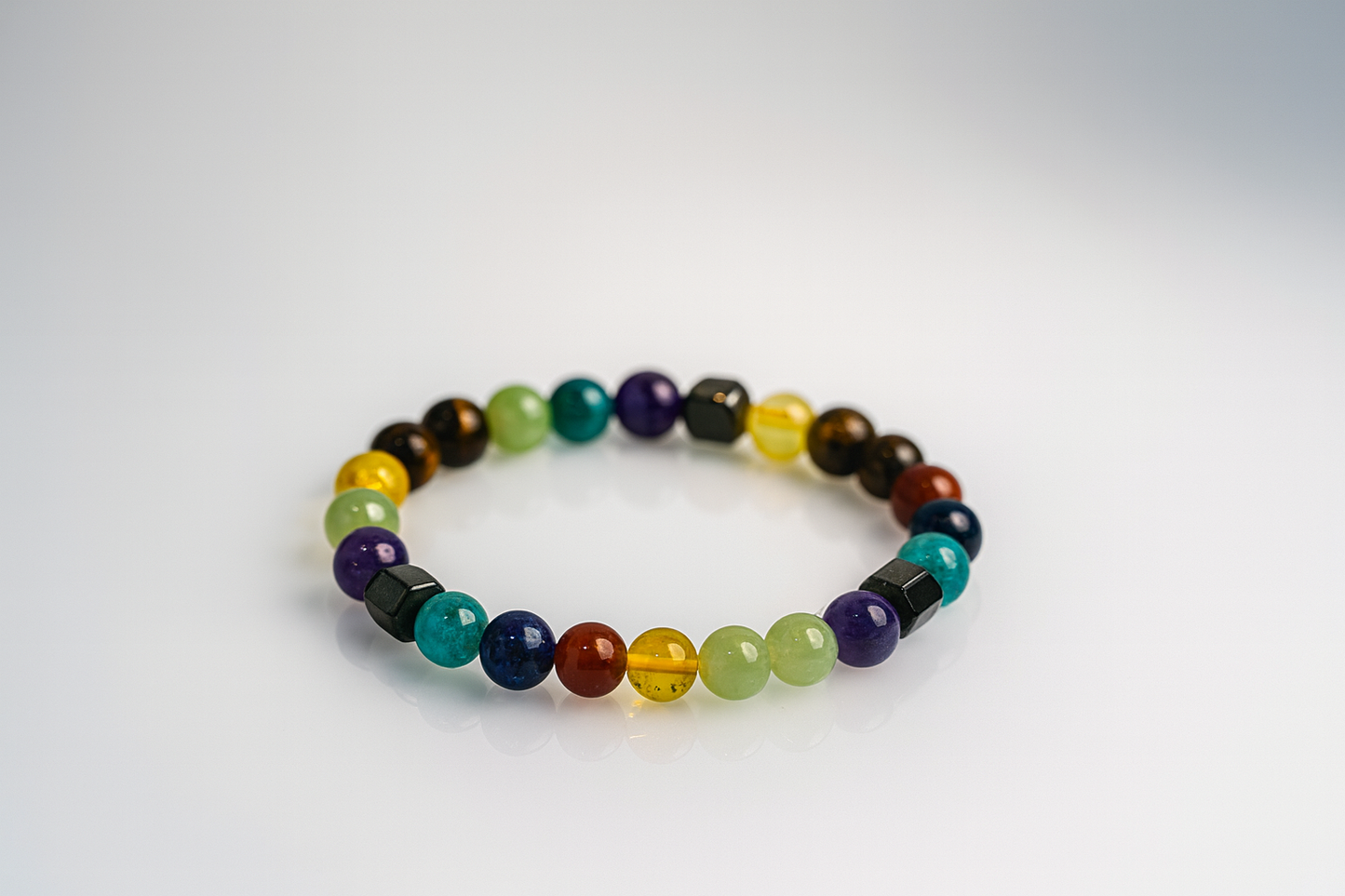 Navgrah Healing Bracelet – 9 Planet Energy Balancing Gemstone Bracelet for Prosperity, Peace & Protection