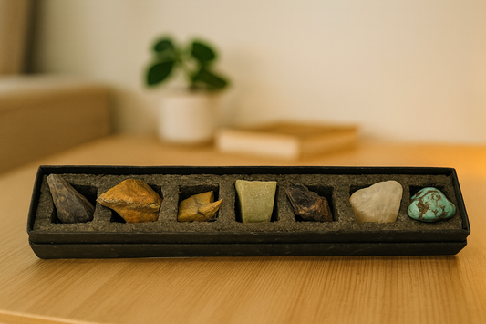 Premium Natural Mineral Stone Collection – 7 chakra Healing Raw Crystals for Energy, Meditation & Home Décor
