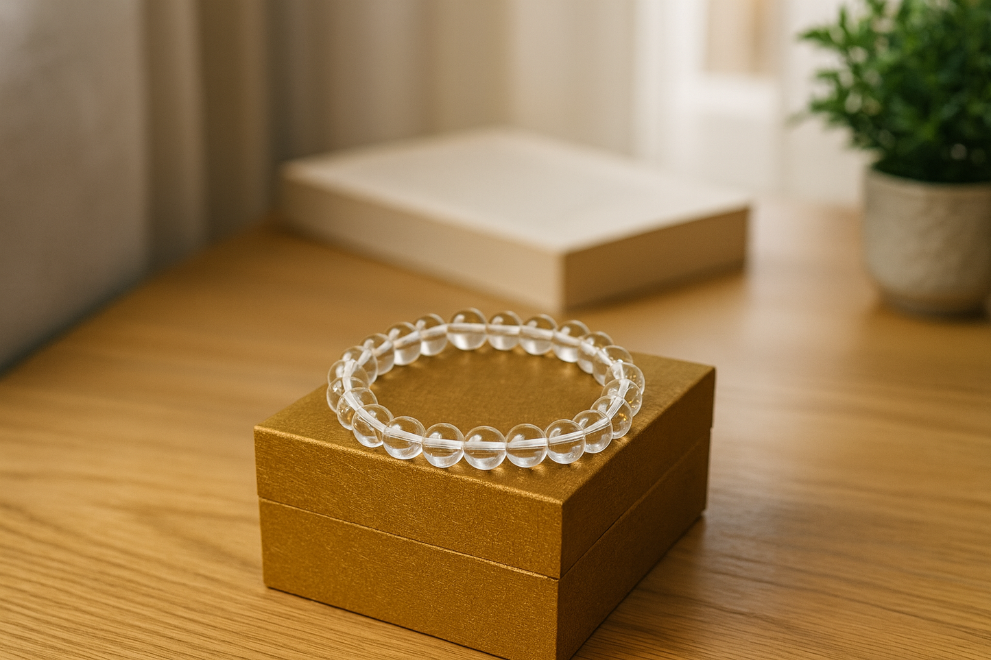 Crystal Quartz Bracelet – Energy, Clarity & Healing