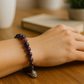 Natural Amethyst Bracelet with Buddha Charm – Calming Energy & Spiritual Healing