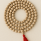 Tulsi Jaap Mala (108 Beads) with Red Tassel – Sacred Rosary for Meditation & Devotion