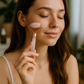 Buy Rose Quartz Massage Roll-On | Premium Facial Roller for Skincare