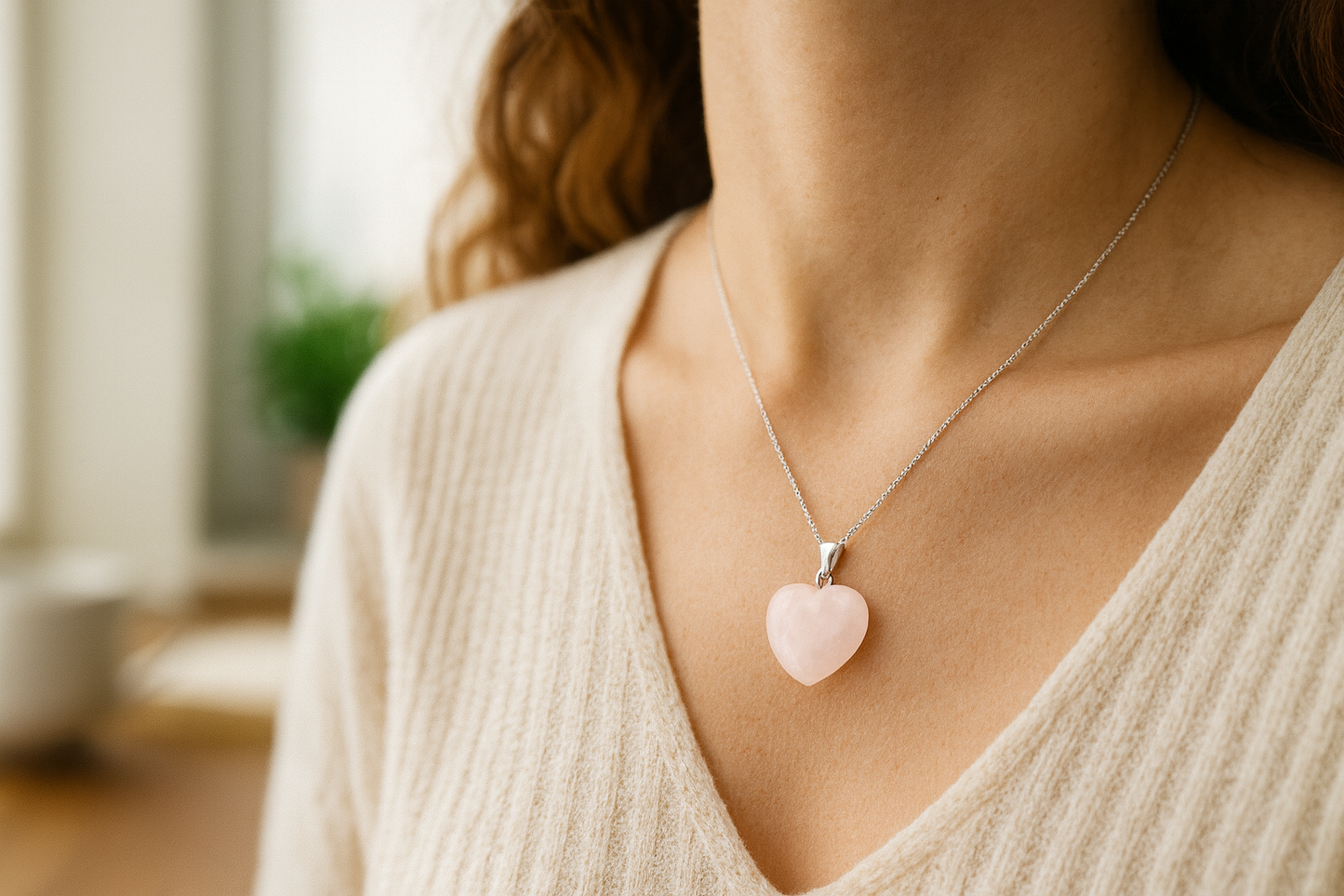 Rose Quartz Locket – Symbol of Love and Healing Energy