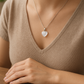 Clear Quartz Heart Pendant – Elegant Healing Crystal Necklace for Positive Energy