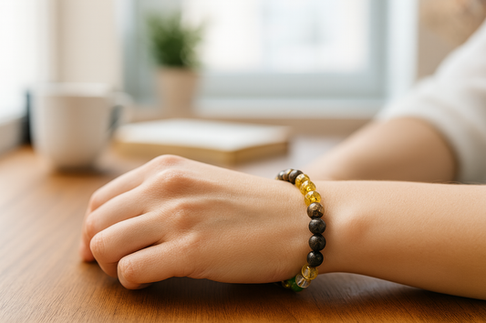 Money Attract Bracelet – Prosperity & Wealth Energy Bracelet | Natural Gemstone Bracelet for Success