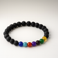 7 Chakra Lava Stone Healing Bracelet – Natural Energy Balancing Beads