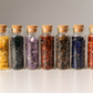 7 Chakra Crystal Bottles Set – Healing Crystals for Positive Energy & Balance