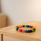Premium Multicolor Crystal Healing Bead Bracelet – 7 Chakra Energy Balancing Fashion Accessory