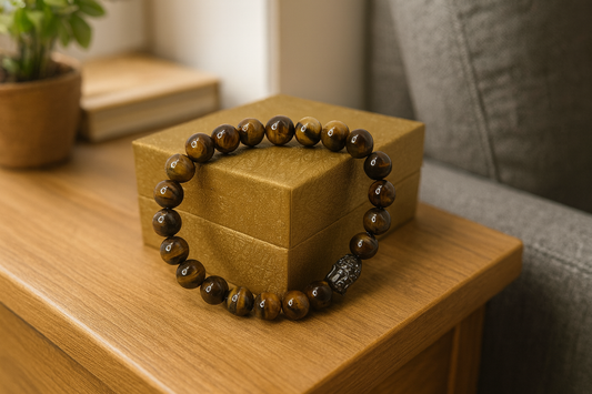 Tiger Eye Stone Bracelet for Protection and Confidence
