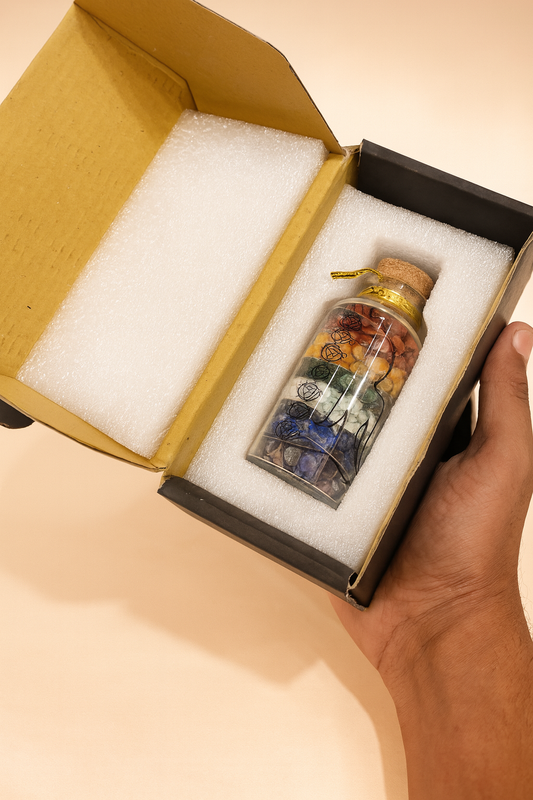 Seven chakra bottles