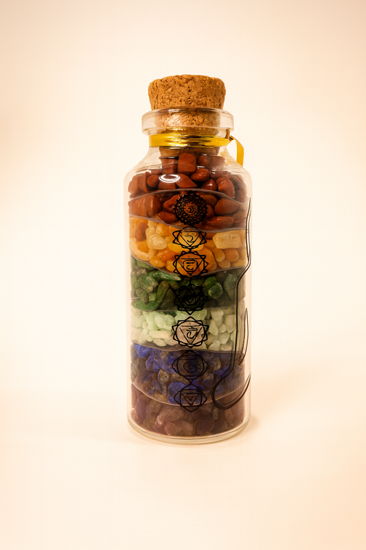 Seven chakra bottles
