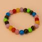 Premium Multicolor Crystal Healing Bead Bracelet – 7 Chakra Energy Balancing Fashion Accessory