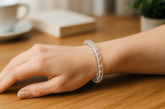 Crystal Quartz Bracelet – Energy, Clarity & Healing