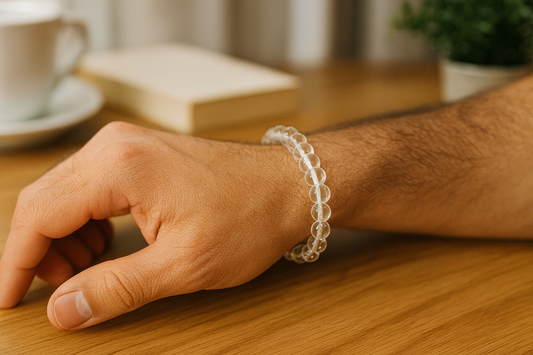 Crystal Quartz Bracelet – Energy, Clarity & Healing